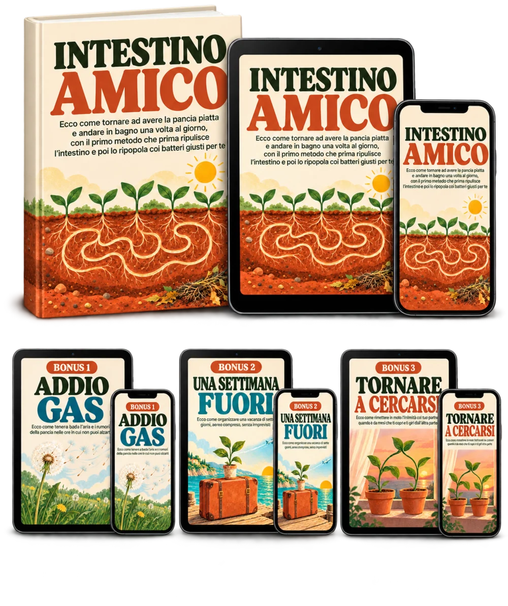 La guida Intestino Amico e i tre bonus